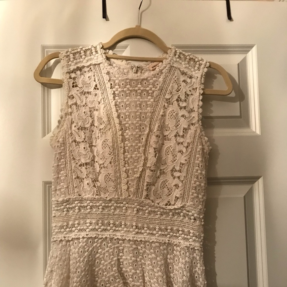 Rebecca Taylor lace peplum top
